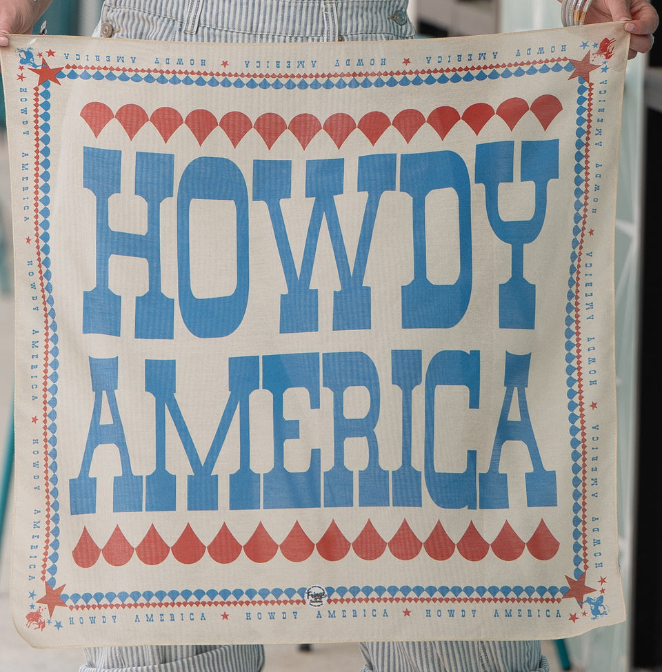 Fringe Howdy America Bandana