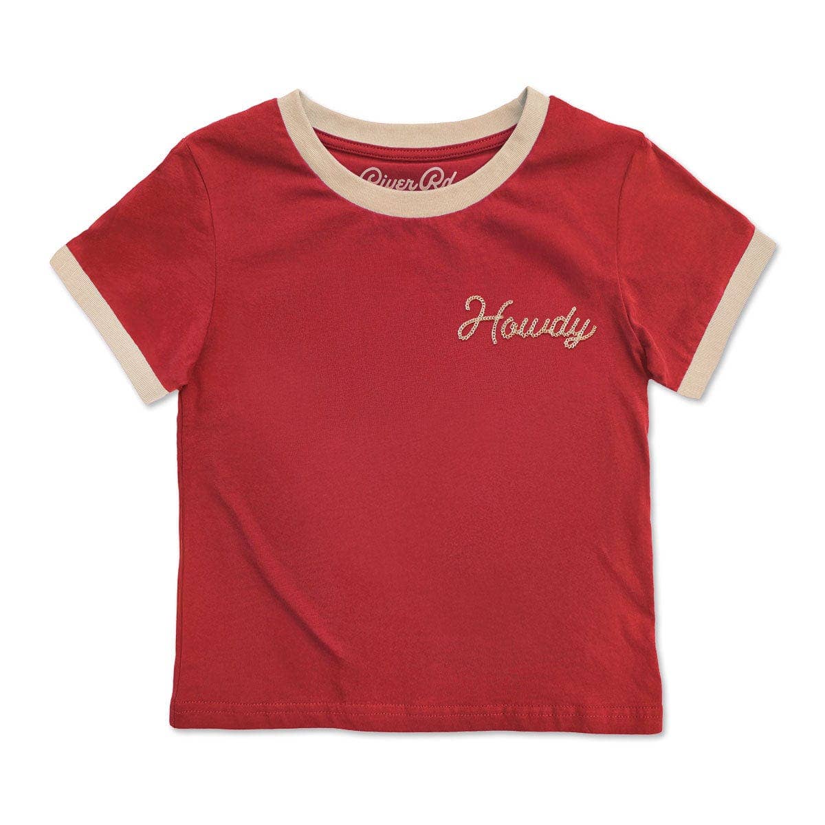 Howdy Toddler Vintage Ringer Tee buy at boltranchstore.com western kids