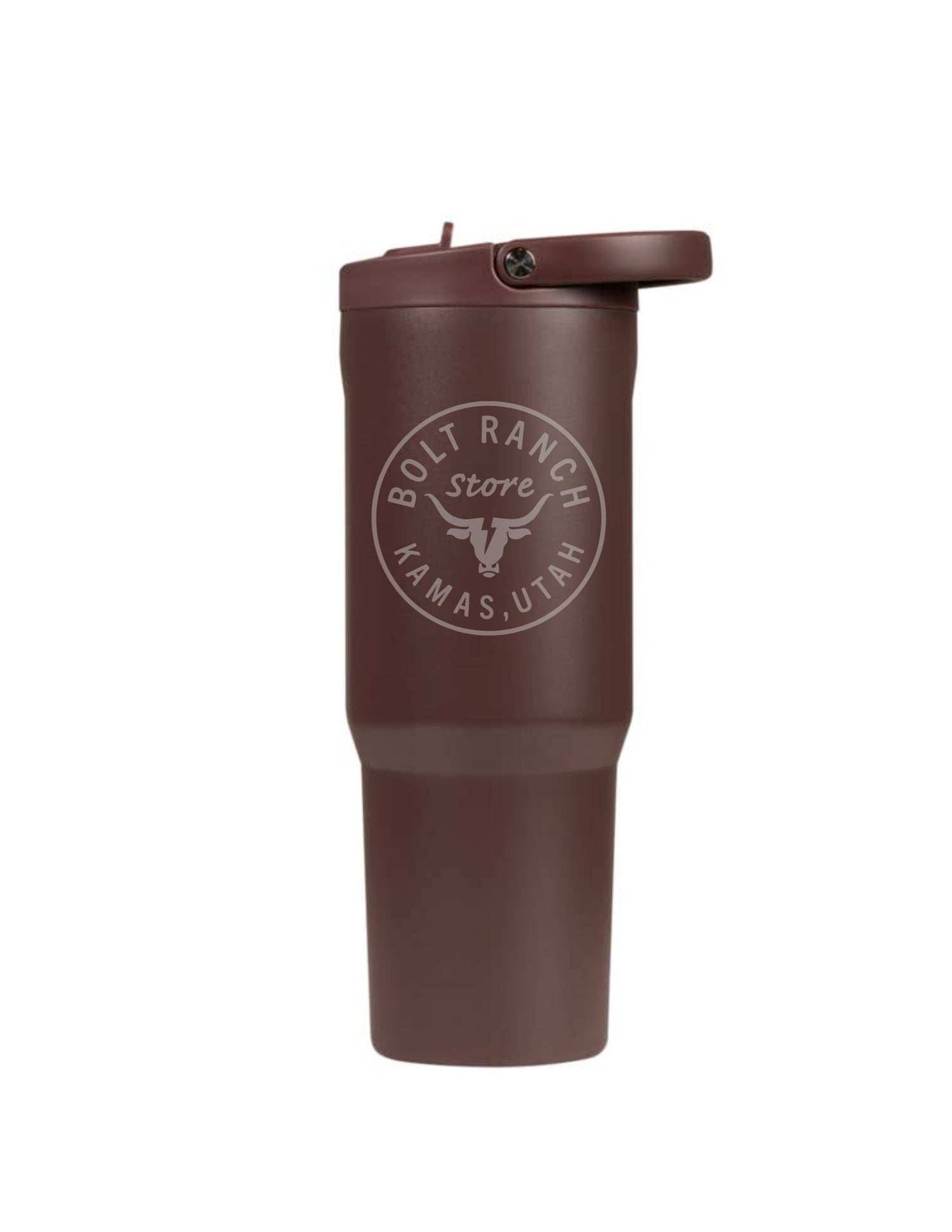 HydroJug Sport Jug 32 oz Bolt Ranch engraved Pecan color