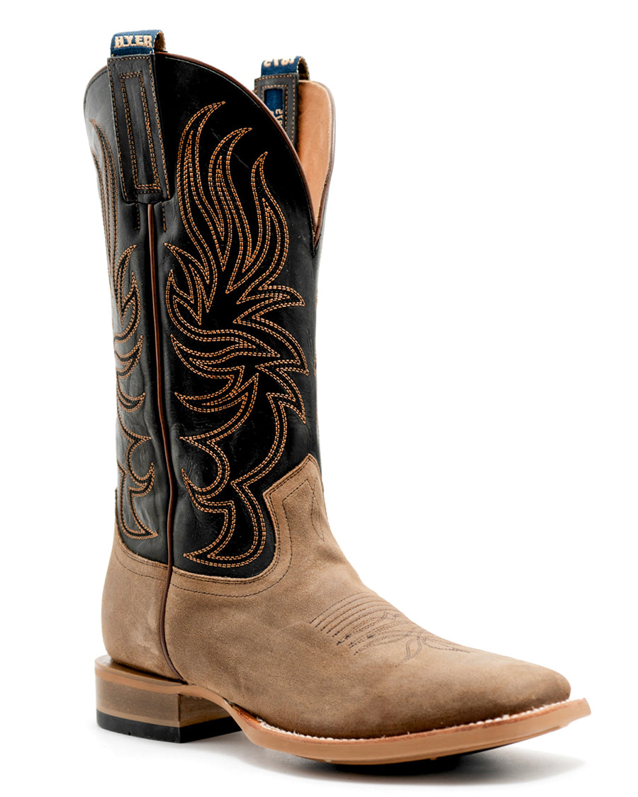 Hyer Mens Axtell Tan Cowboy Boots western cowboy boots square toe Bolt ranch store free shipping