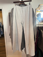 boltranchstore.com Bolt Ranch pointelle heathered grey culotte pants 100% cotton 