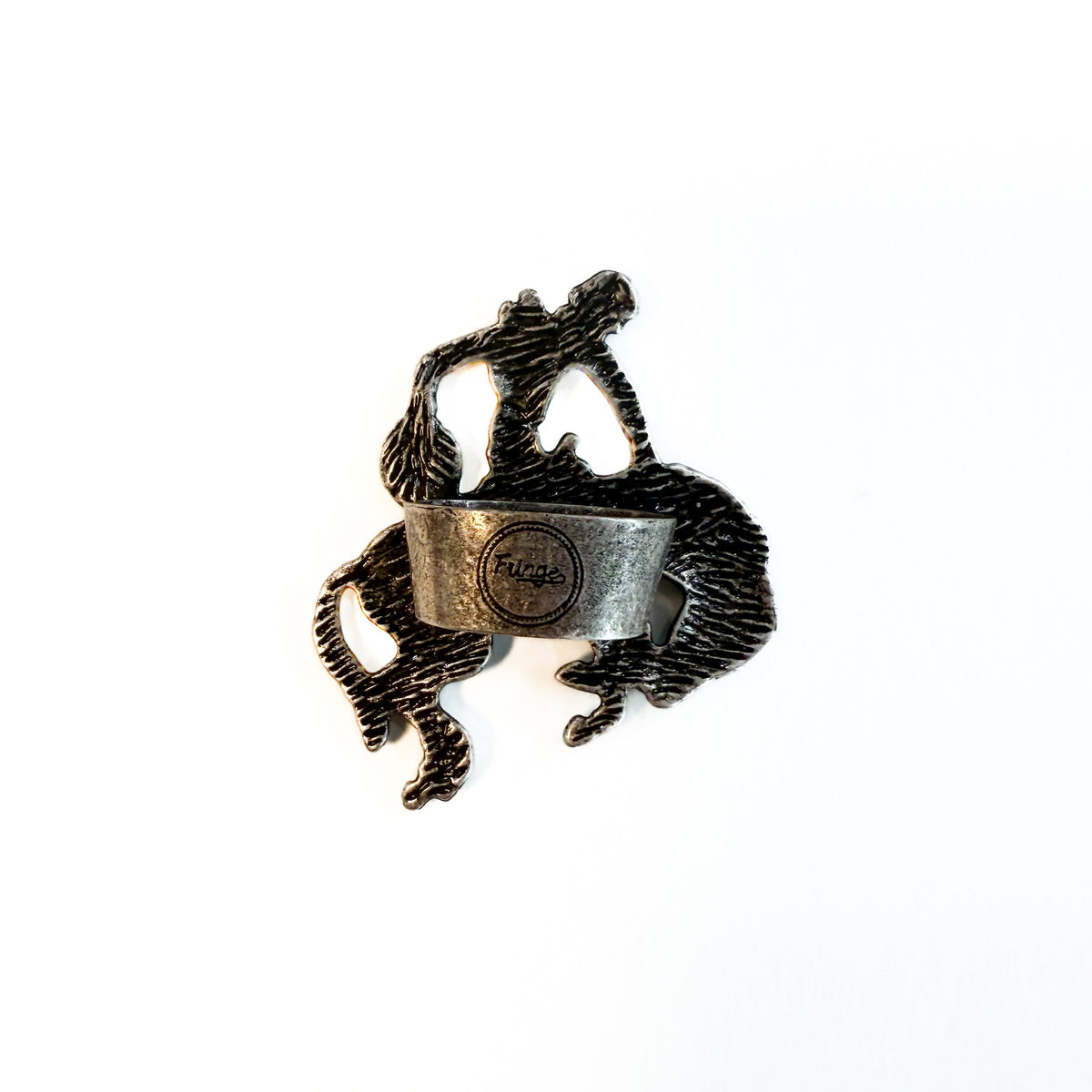 Fringe Slide Buster holds a wild rag snug at the collar ranch wear