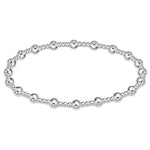 enewton Sincerity Sterling 4mm Bracelet alternating 4mm and 2mm sterling silver beads in the sincerity pattern womens western boutique Utah SKU BSINSS4