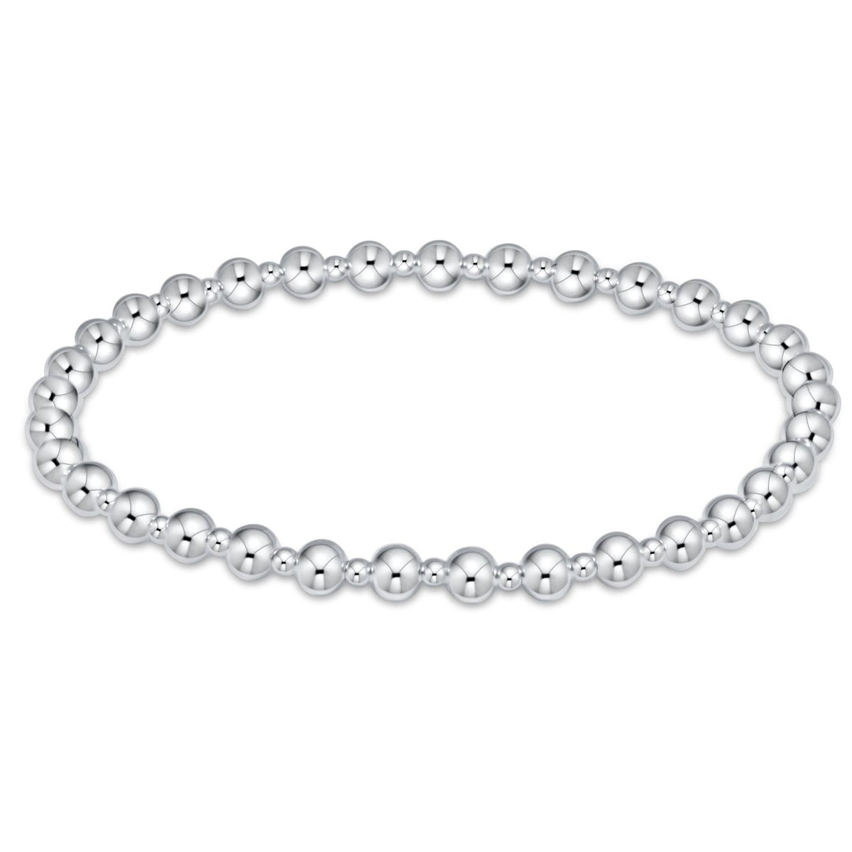 Enewton Classic Grateful Pattern 4mm Bead Bracelet Sterling free shipping at boltranchstore.com