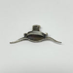 Fringe Slide Longhorn holds a wild rag snug at the collar ranch wear