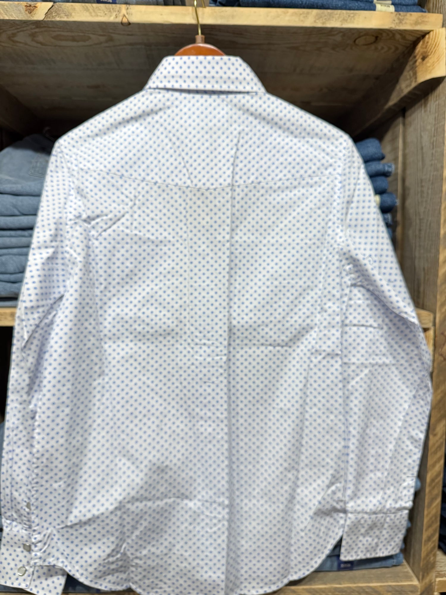 Stetson Mens Silver Spur Print Shirt