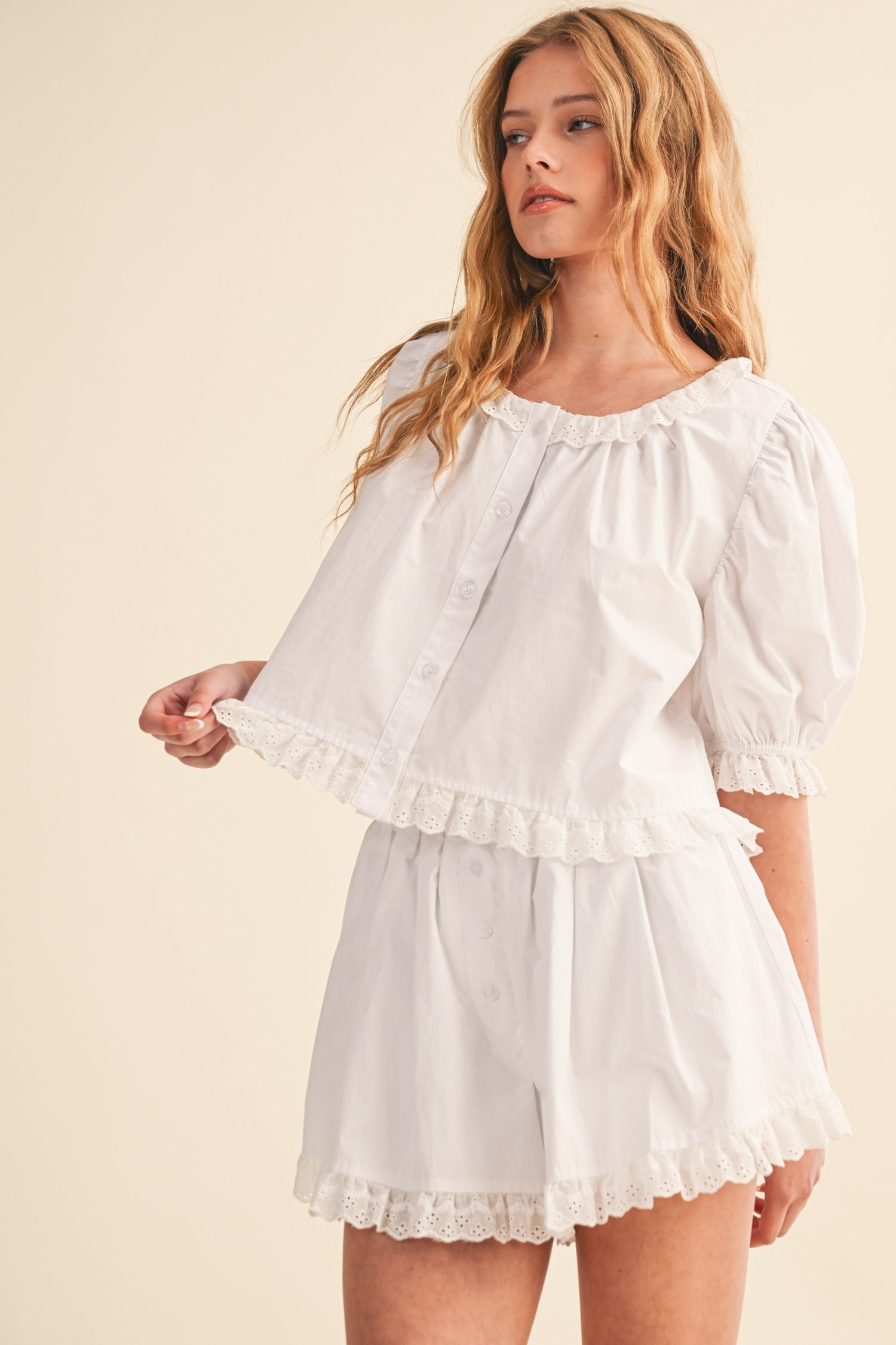 Liliana Short Sleeve Shirt and Short Set