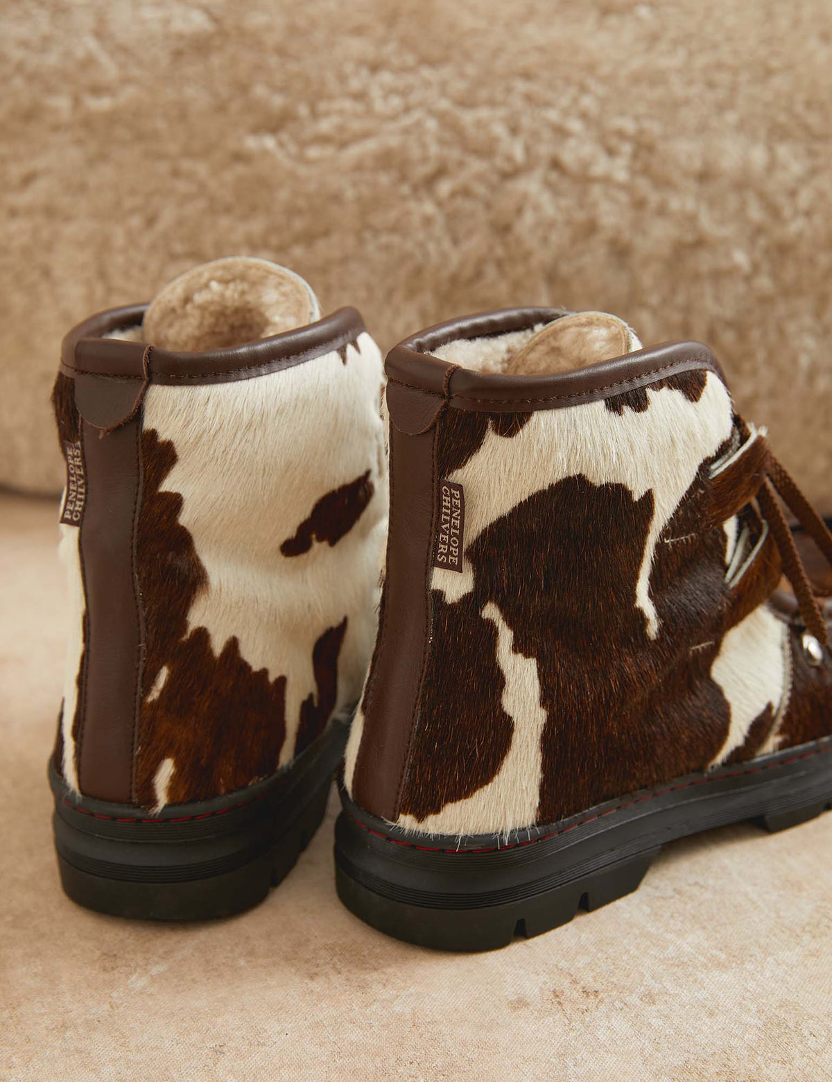 Penelope Chilvers Incredible Friesian Shearling Lined Boot cozy cowgirl boot for snowy walks around Kamas