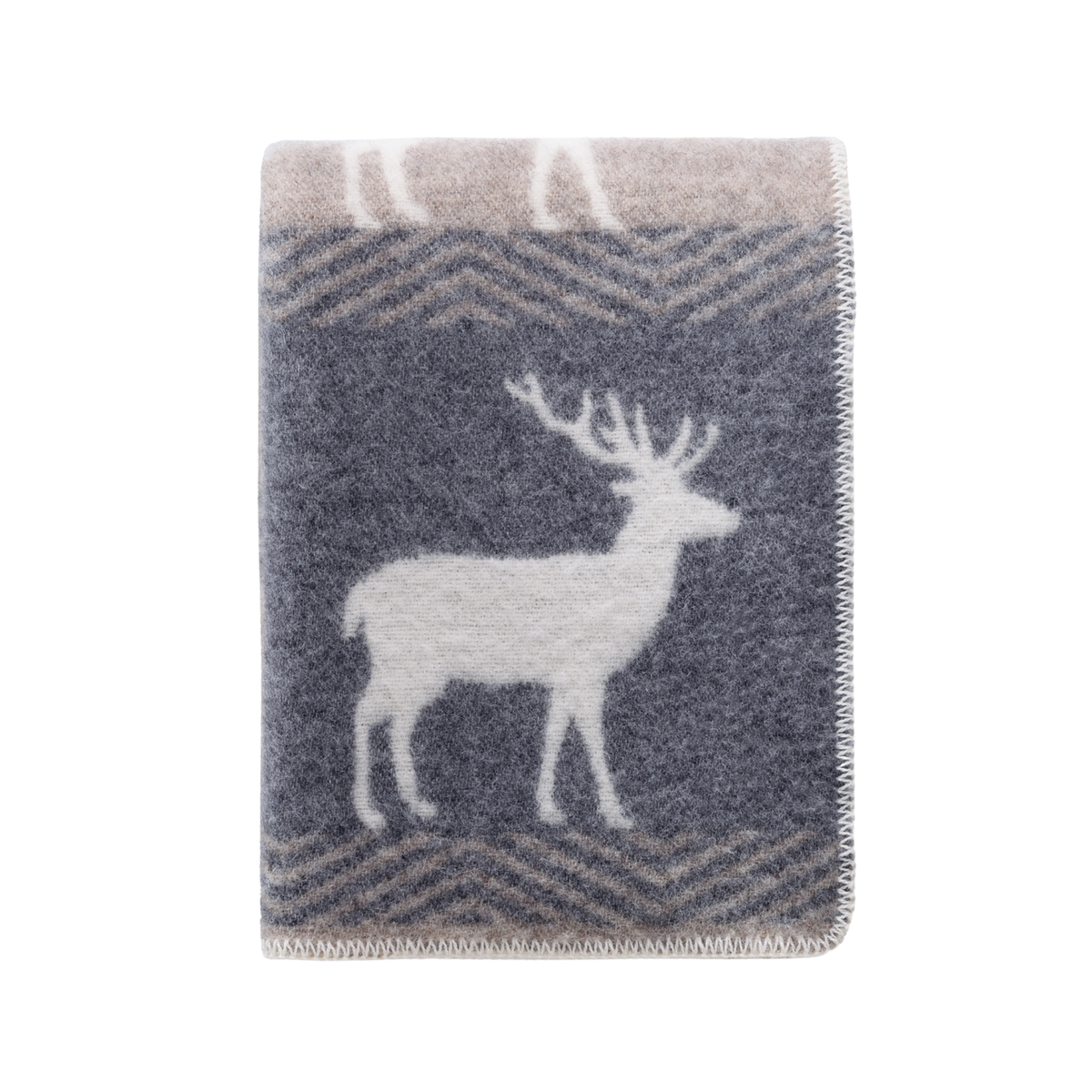 JJ Textile Deer Wool Blanket bolt ranch store country living 
