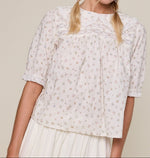 Jenna Floral Collared Blouse shop at boltranchstore.com free shipping