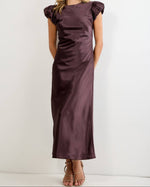 Julie Satin Midi Dress holiday dress bolt ranch store