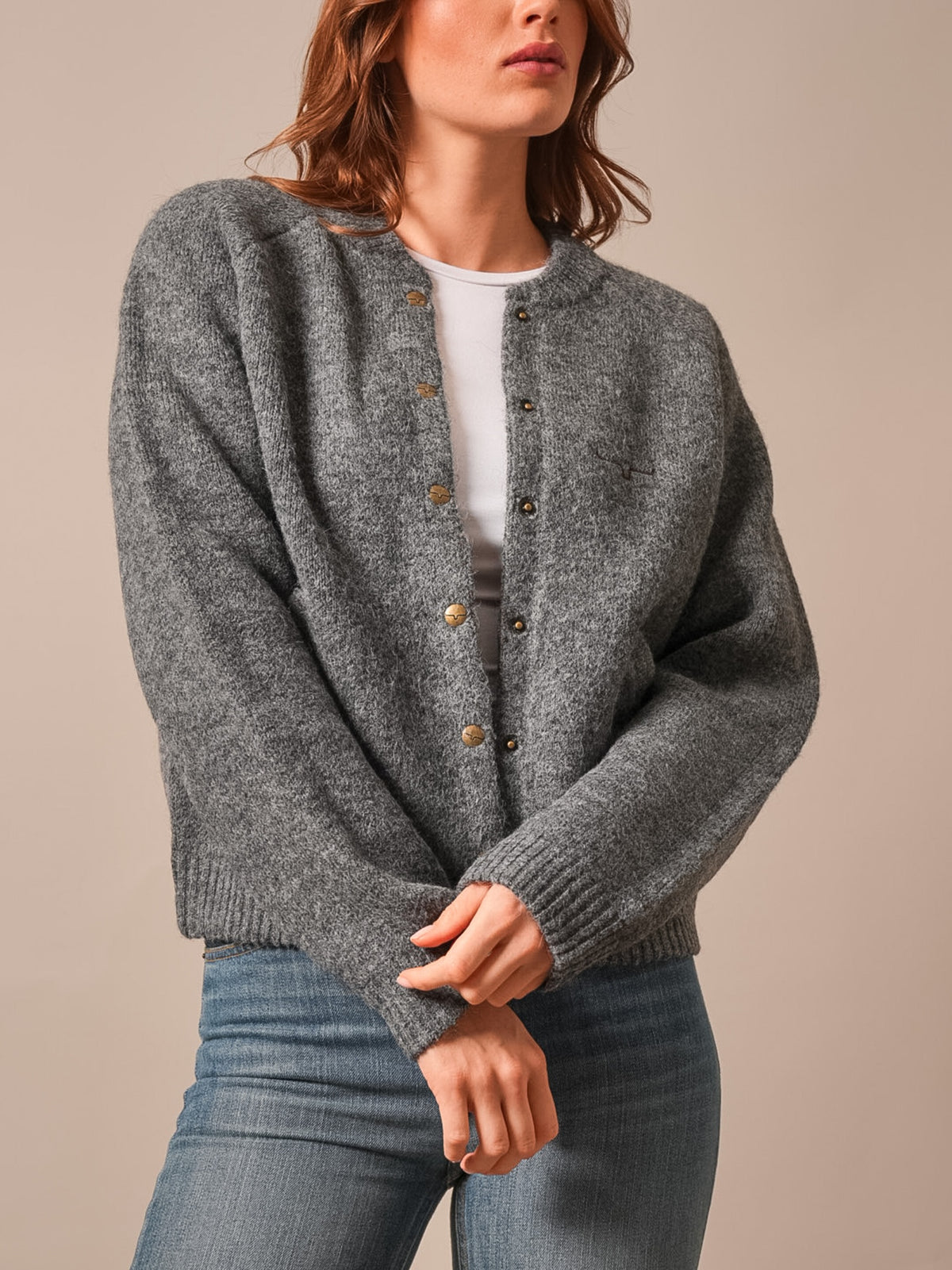 Ennis Cardigan - Charcoal