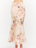 Kalila Floral Skirt high waisted floral skirt bolt ranch store