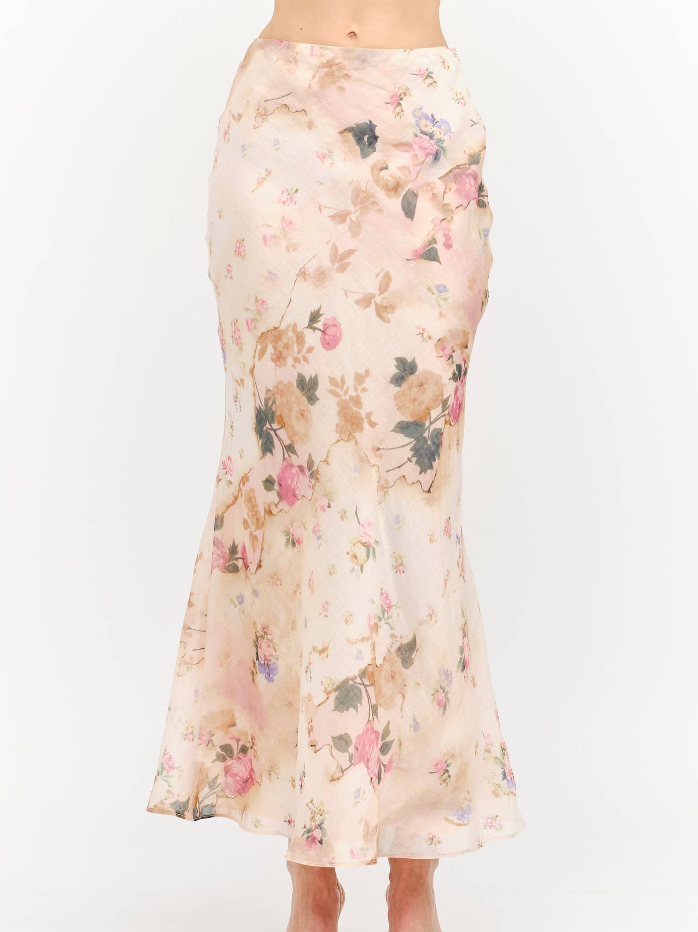 Kalila Floral Skirt high waisted floral skirt bolt ranch store
