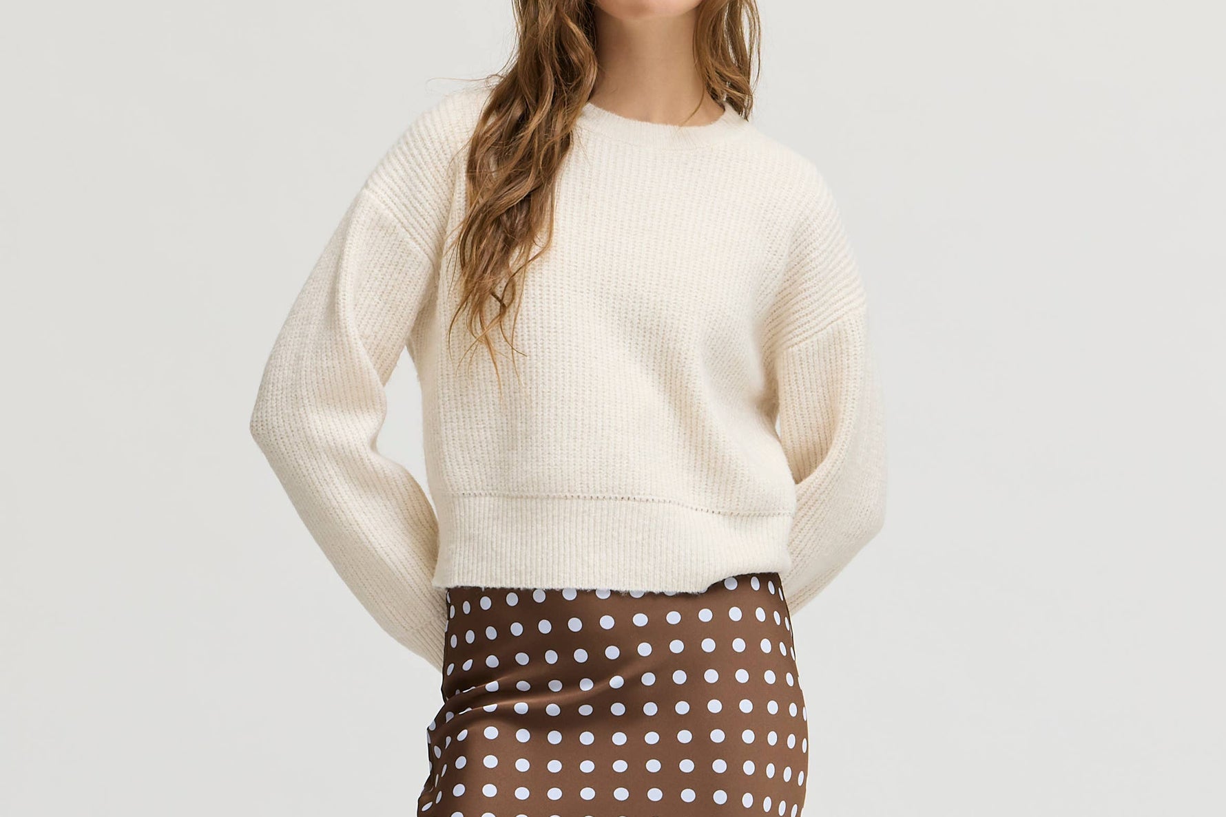 Karen Rib Detail Knit Pullover crewneck sweater fall bolt ranch store 