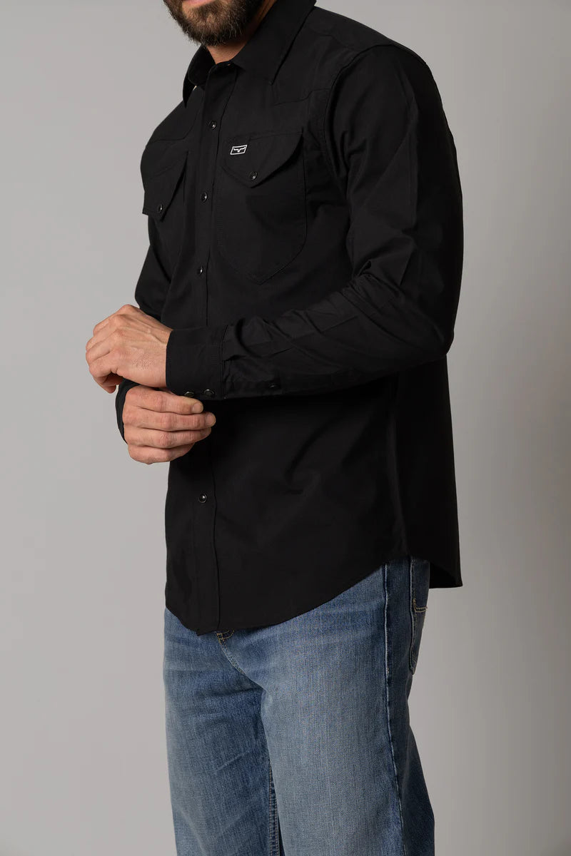 Kimes Ranch Mens Blackout Dress Shirt