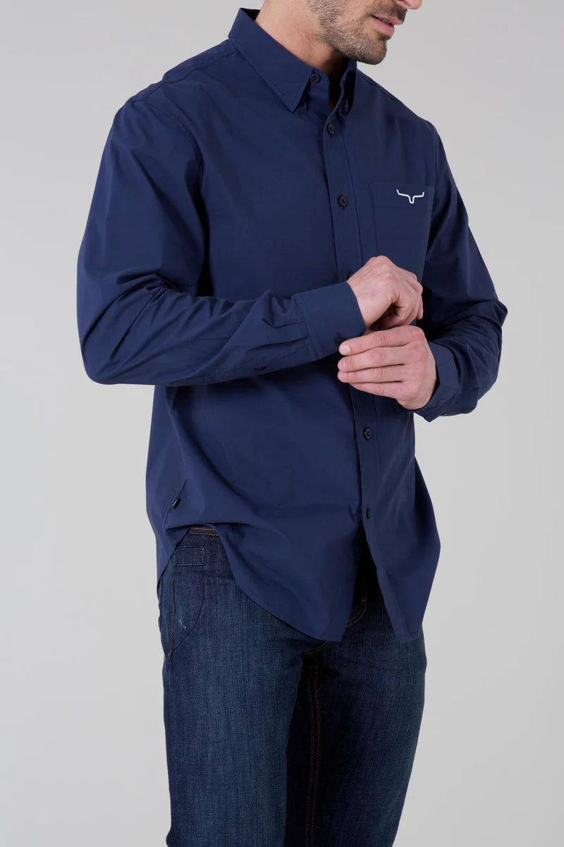 Kimes Ranch Mens KR Team Shirt - Navy