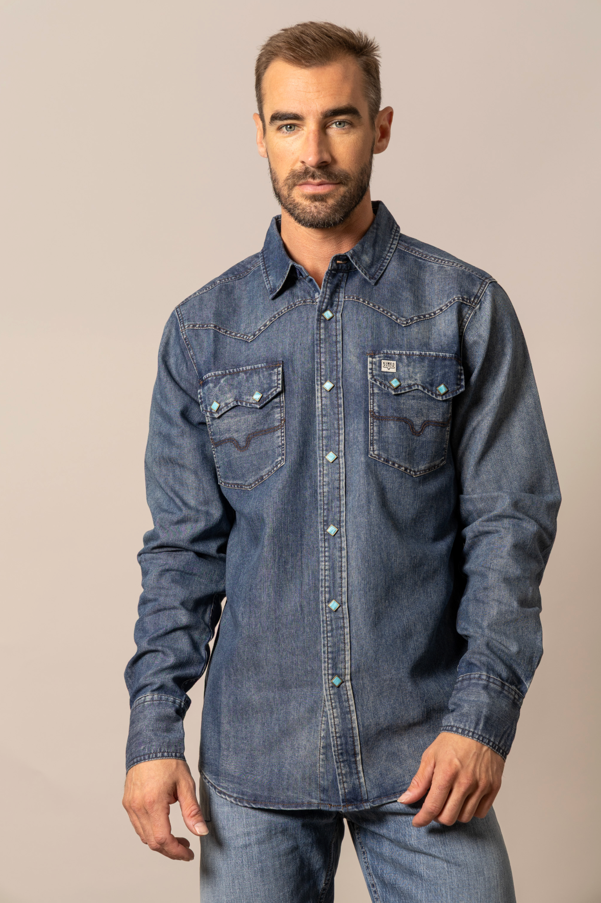 Kimes Mens Memphis Denim Shirt buy at boltranchstore.com