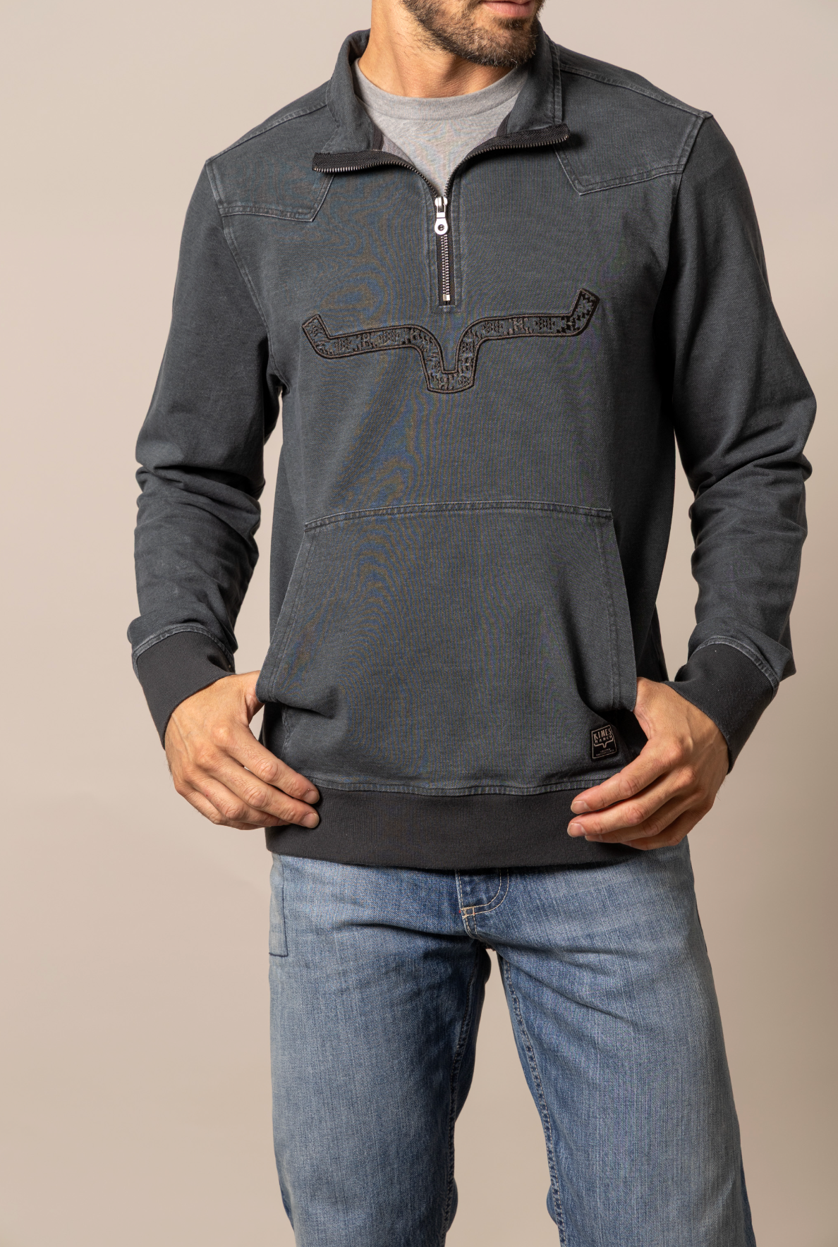 Kimes Mens Rowell Quarter Zip buy at boltranchstore western wear
