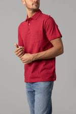 Kimes Ranch Harlan Mens Polo Shirt red thin stripe free shipping available now at boltranchstore.com