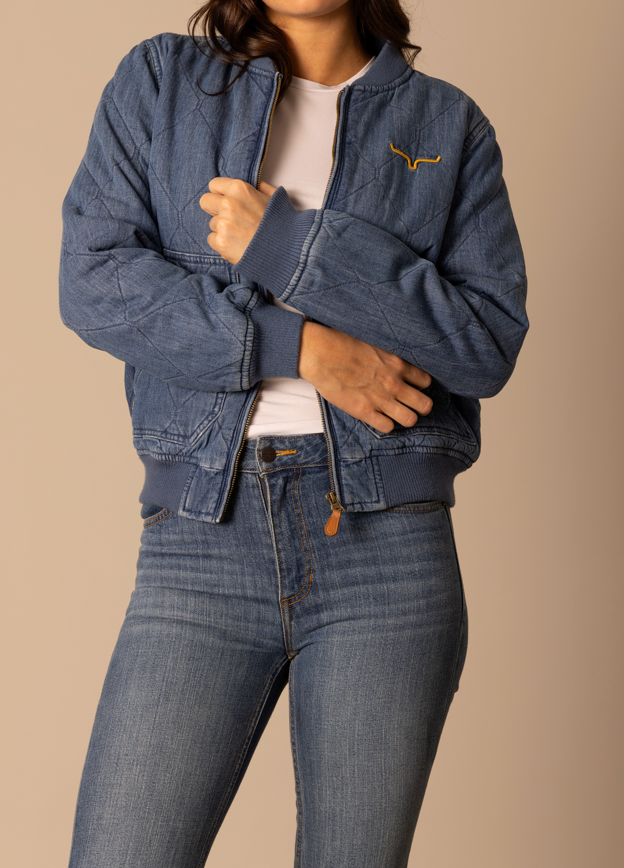 Kimes Womens Marinos Bomber buy at boltranchstore.com free shipping fall 2025 denim popular viral cowgirl