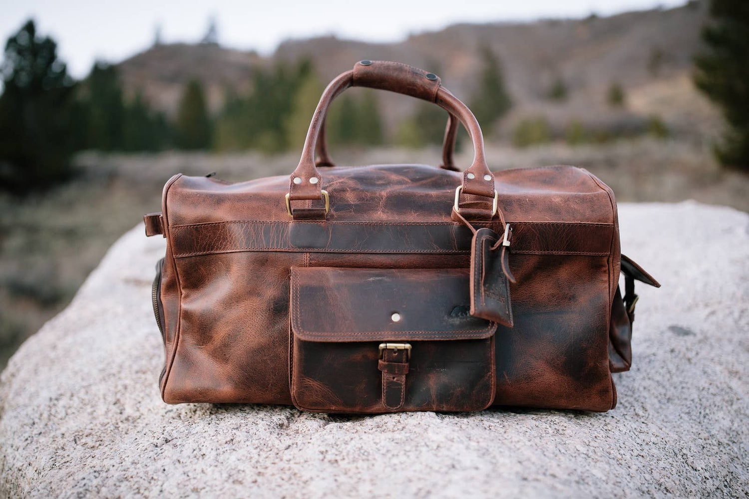 Kodiak Leather Weekender Duffel Bolt Ranch Store