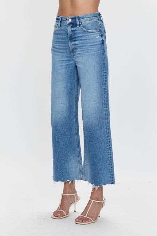 Pistola Lana Crop High Rise Ultra Wide Leg Pants