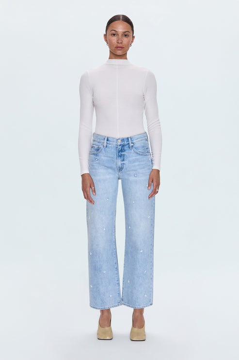 Pistola Lexi Mid Rise Bowed Straight