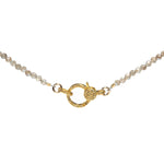 Makhala Labradorite with Diamond Closure Gold