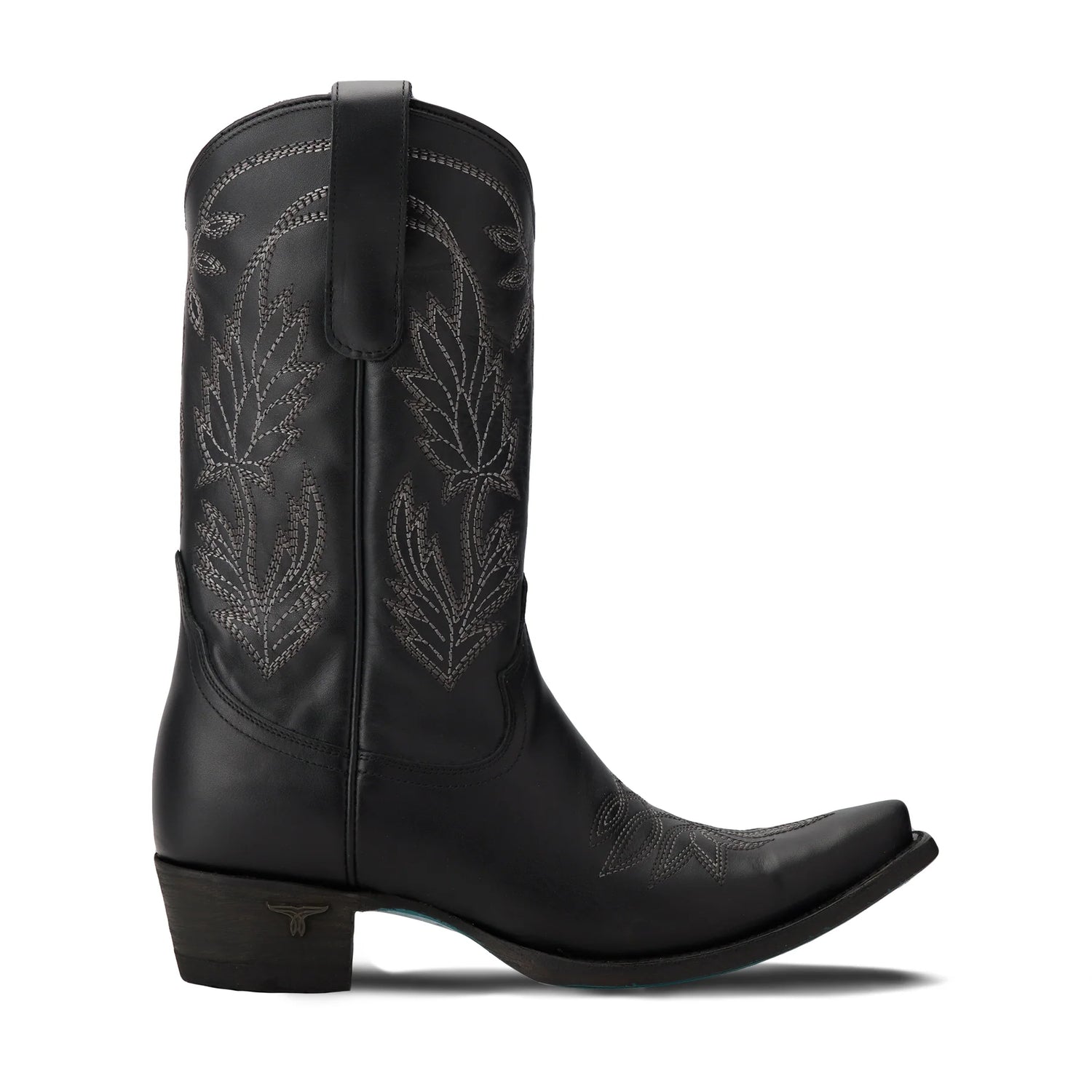 Lane Sandaga Midi Boot in Jet Black