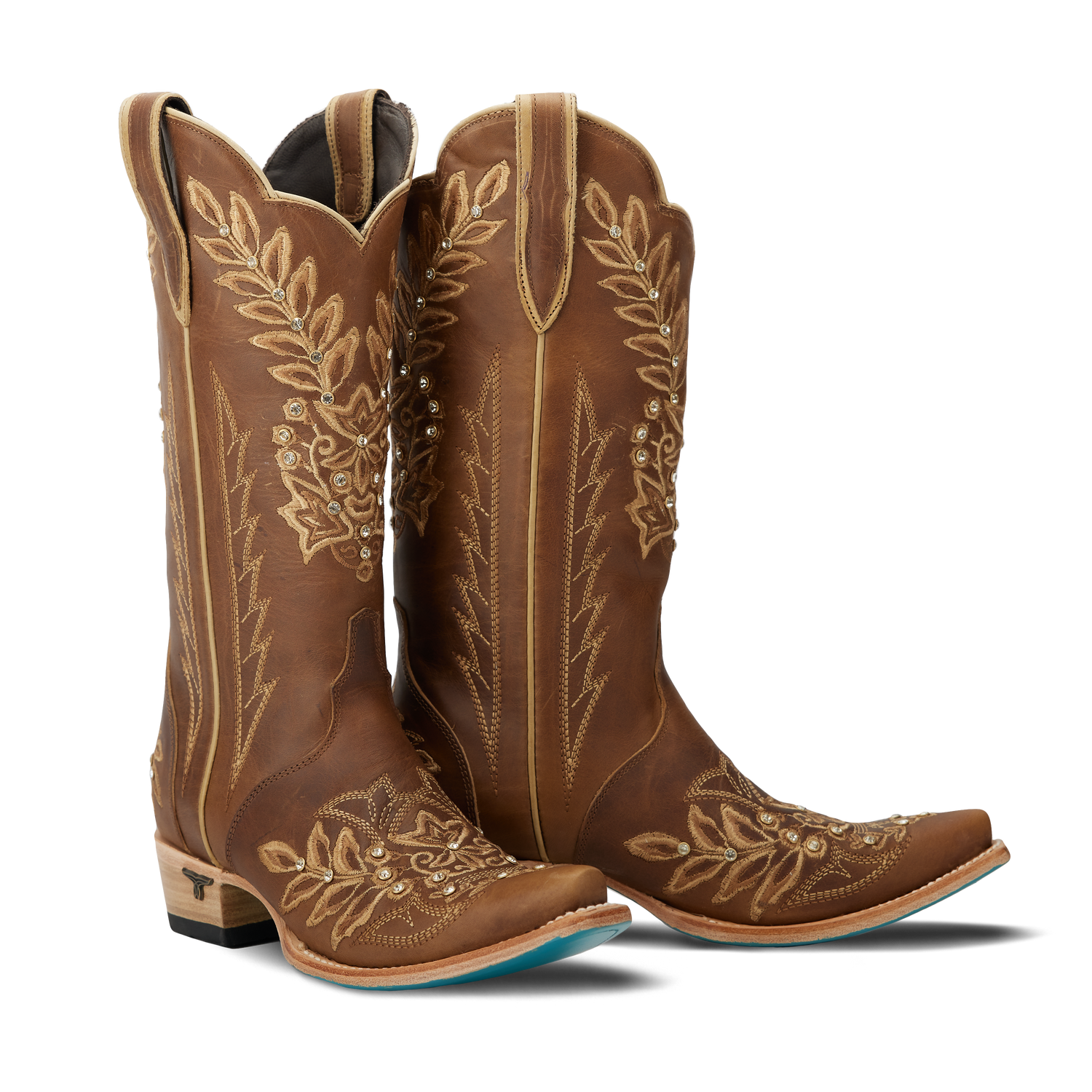Lane Destiny Boot in Desert Clay with embroidered detail snip toe a perfect boot for your next Zach Top Concert at boltranchstore.com