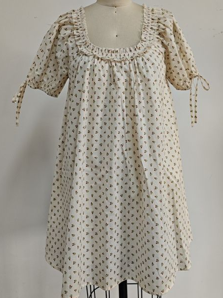 Laura Short Sleeve Puff Sleeve Mini Dress buy at boltranchstore.com