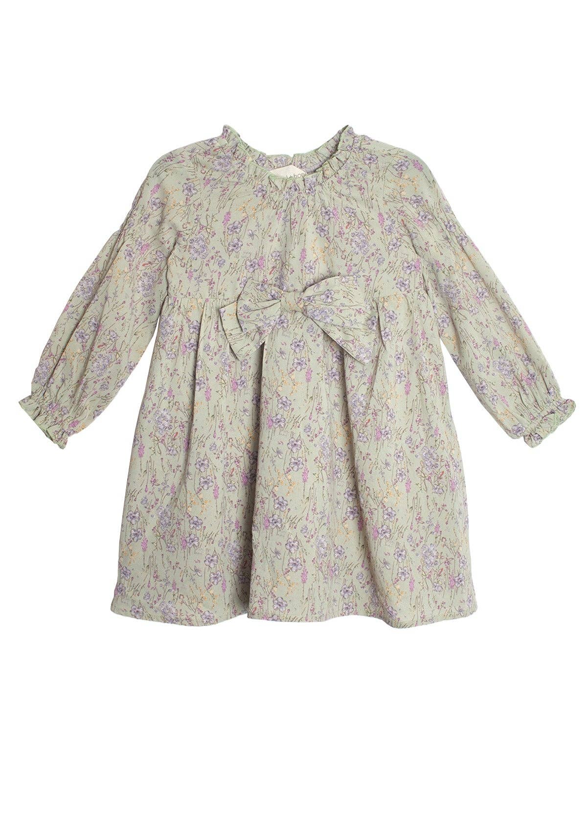 Lavender Meadows Floral Dress