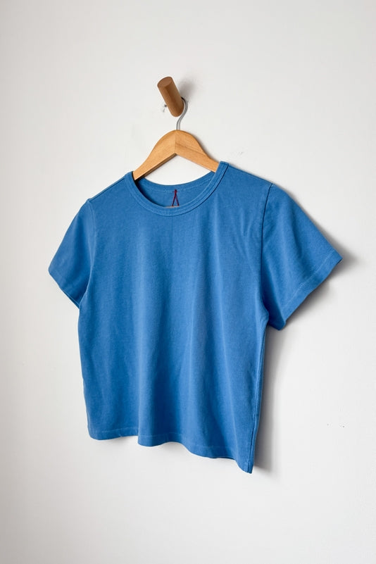 Le Bon Shoppe The Little Boy Tee Yacht Blue womens shirt tee tshirt boxy crew at Boltranchstore.com