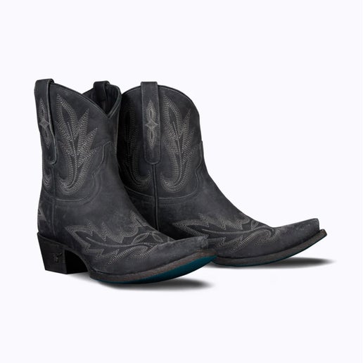 Lexington Bootie - Distressed Jet Black