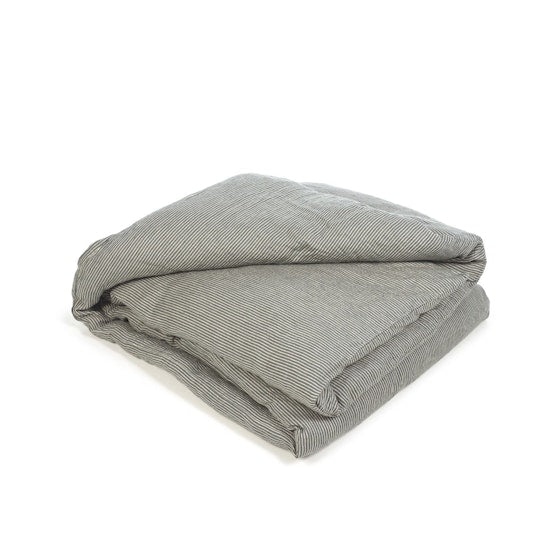 Libeco Sailors Stripe King Duvet Cover in River