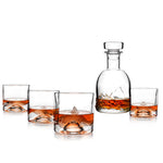 Liiton The Peaks Crystal Whiskey Decanter Set at boltranchstore.com