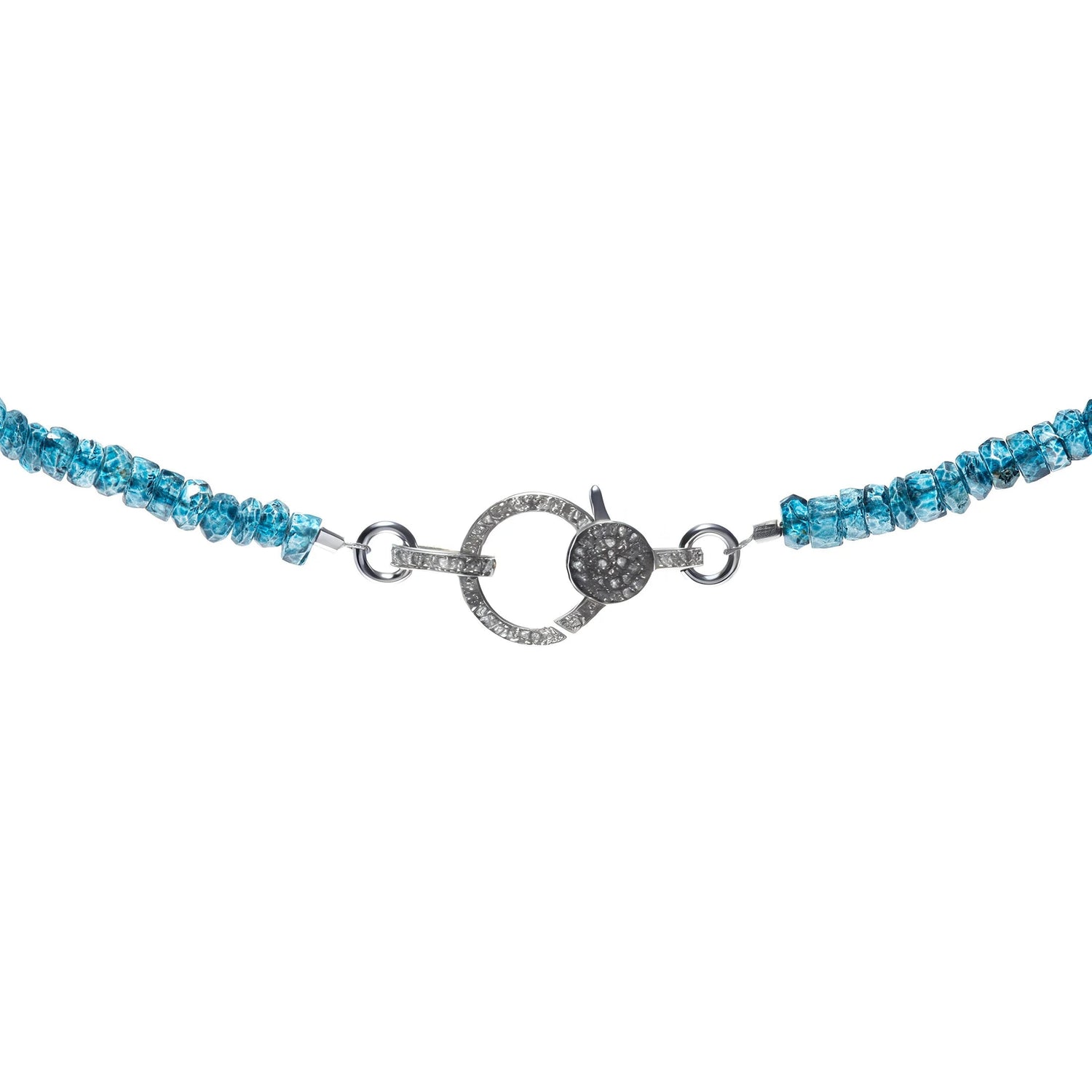Makhala London Blue Topaz with Diamond Closure