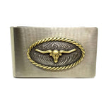 Longhorn Money Clip buy at boltranchstore.com western accessories