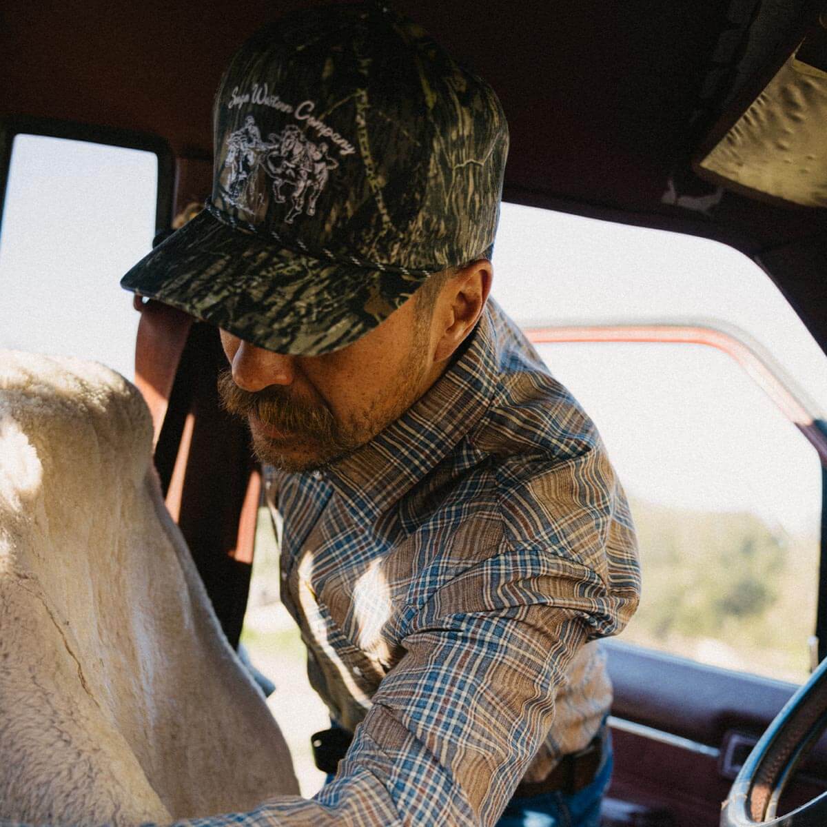 Seager Los Rios Canvas Snapback Camo Hat