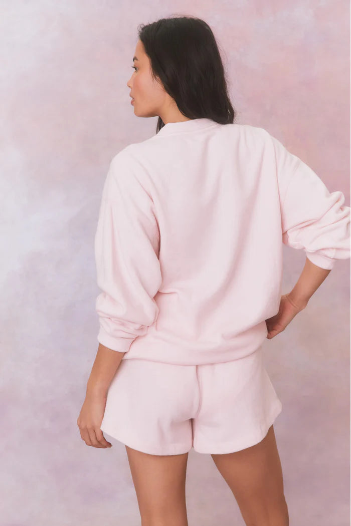 LoveShackFancy Palo Americana Fleece Pullover