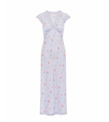 LoveShackFancy Skylight Blue Theodore Dress