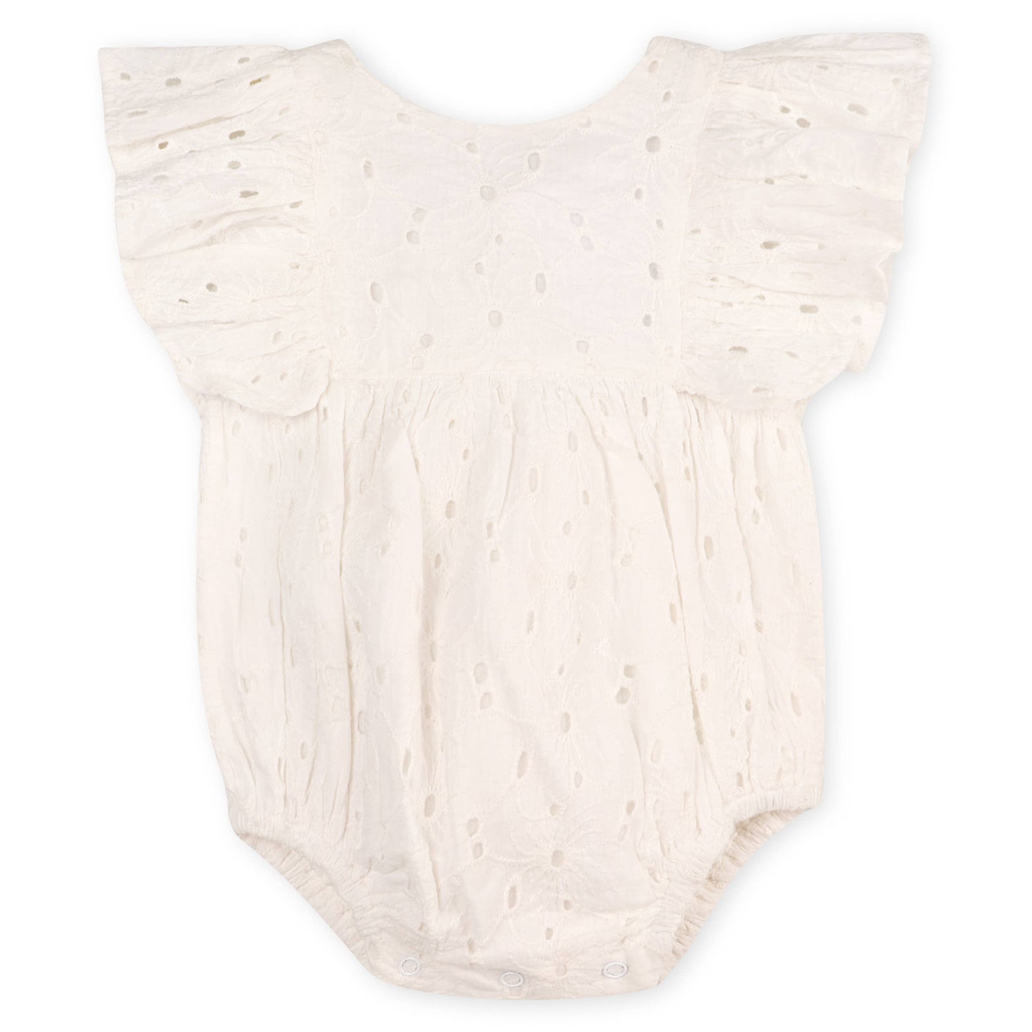 Luna Schiffli Baby Girl Romper free shipping baby gift at bolt ranch store eyelet girls romper