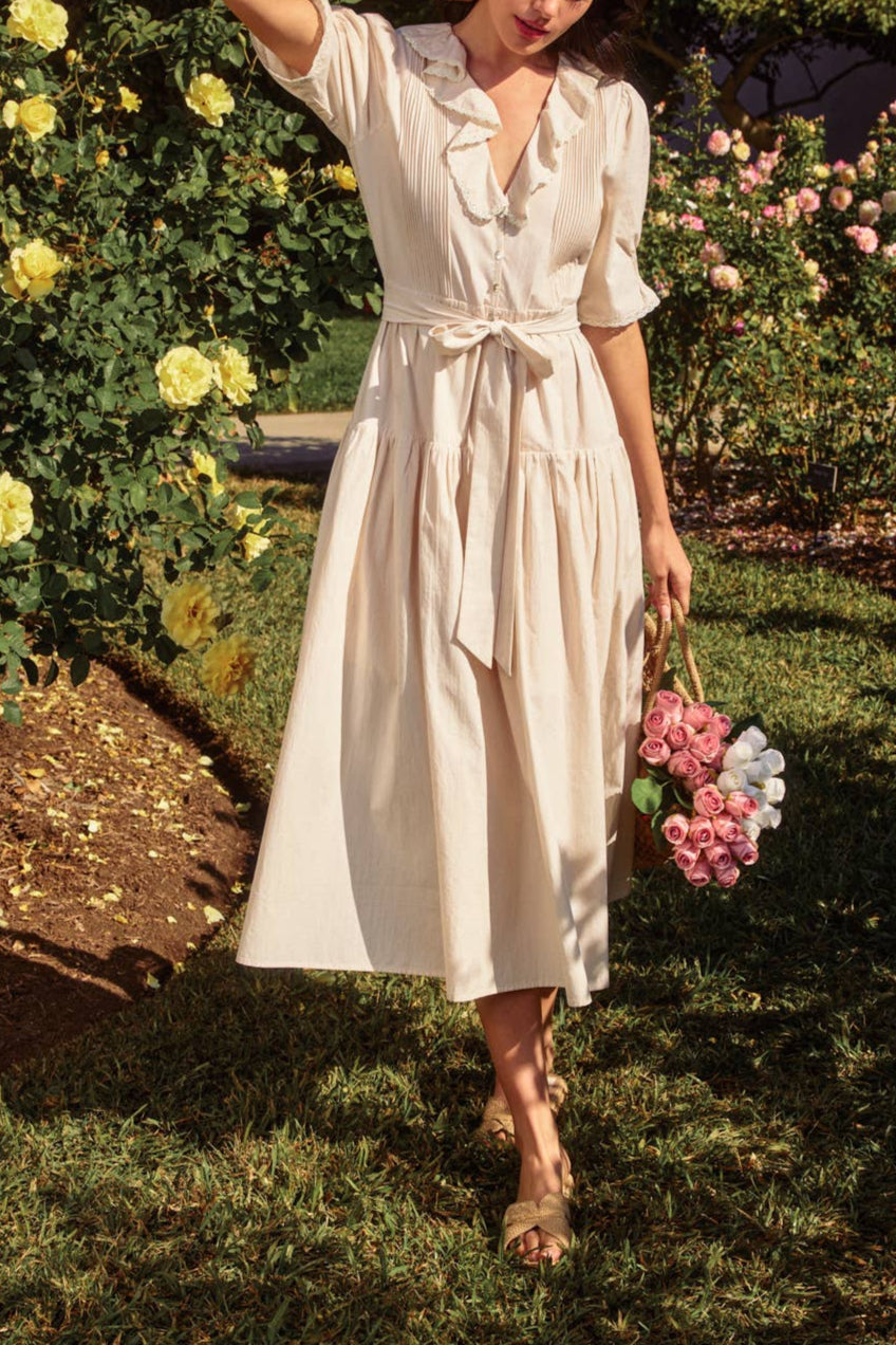Lydia Puff Sleeve Puff Sleeve Maxi Dress Buy at Boltranchstore.com
