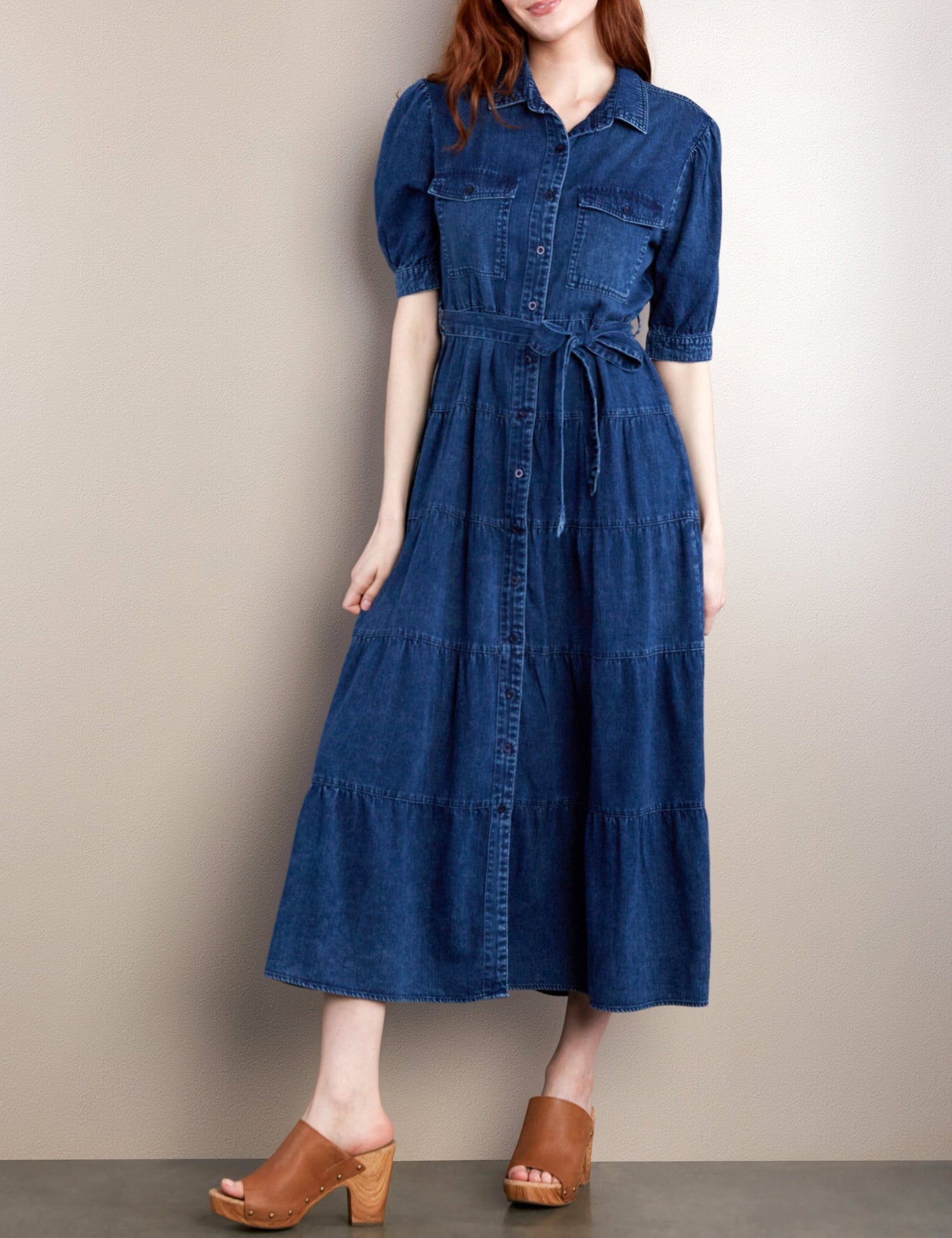 Lyla Maxi Denim Dress