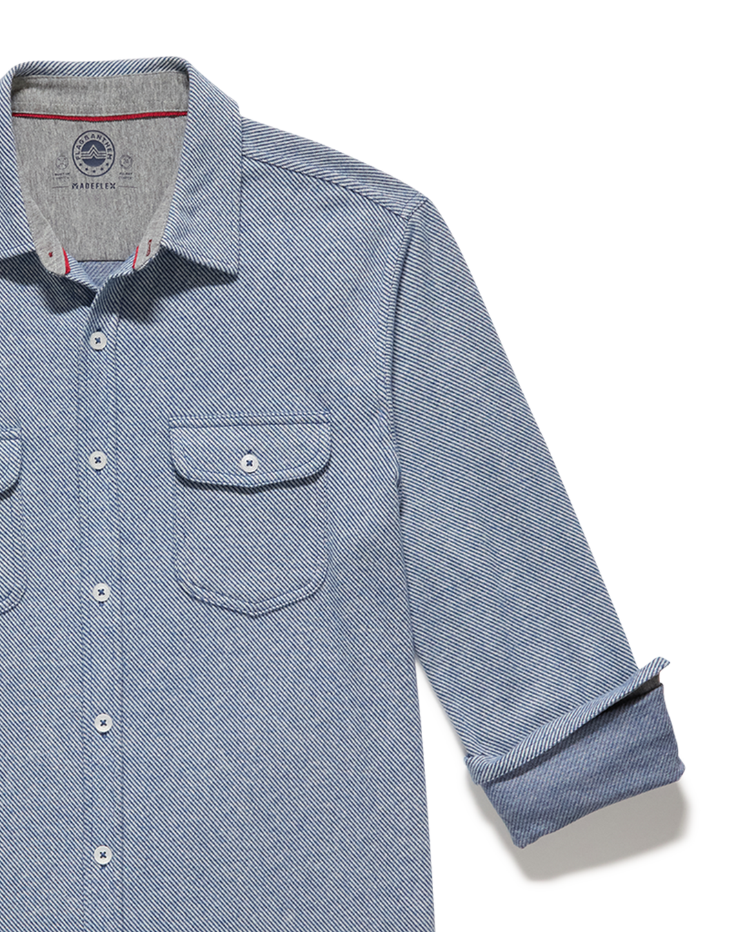 Hero Solid Twill Knit Flannel Shirt
