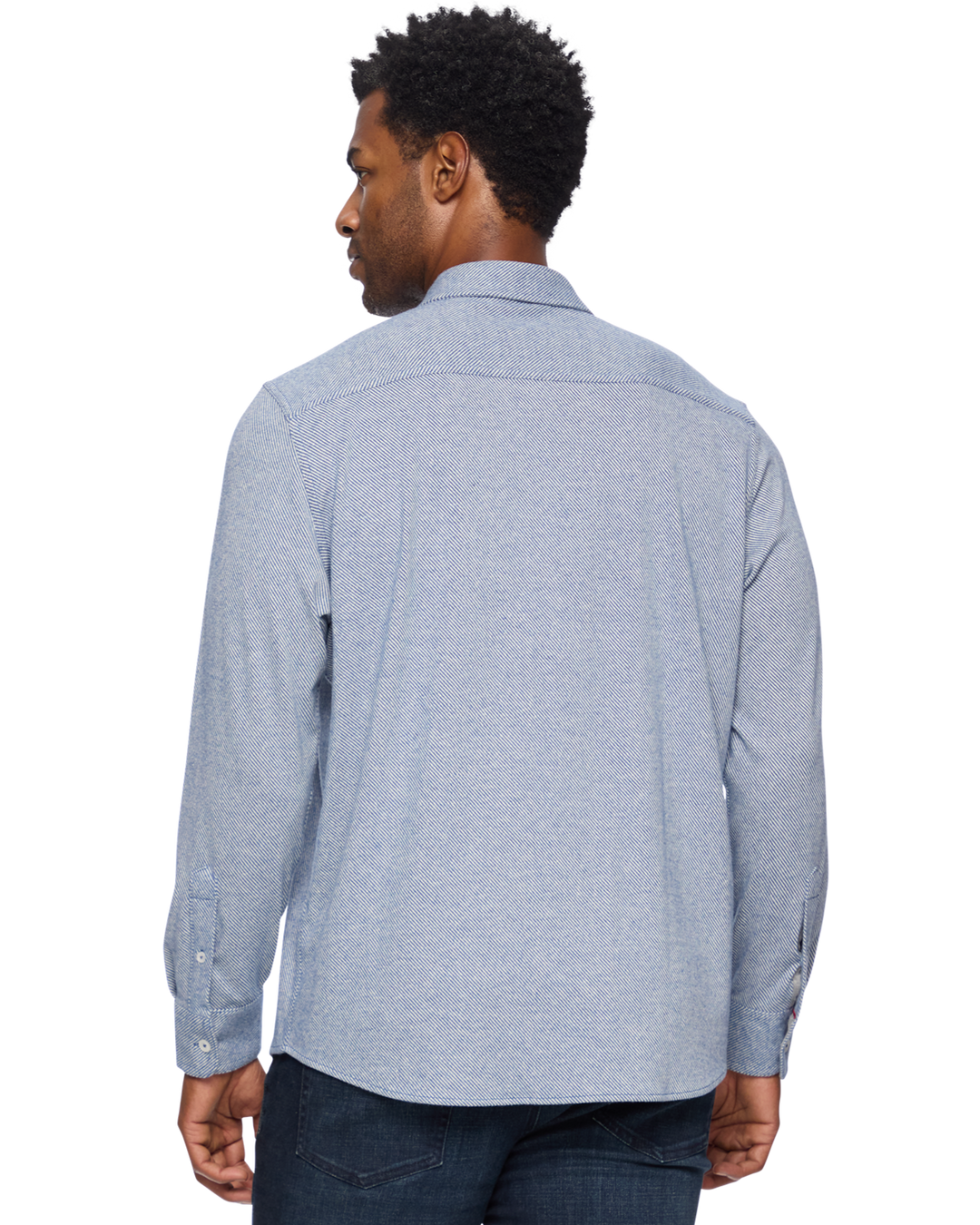 Hero Solid Twill Knit Flannel Shirt