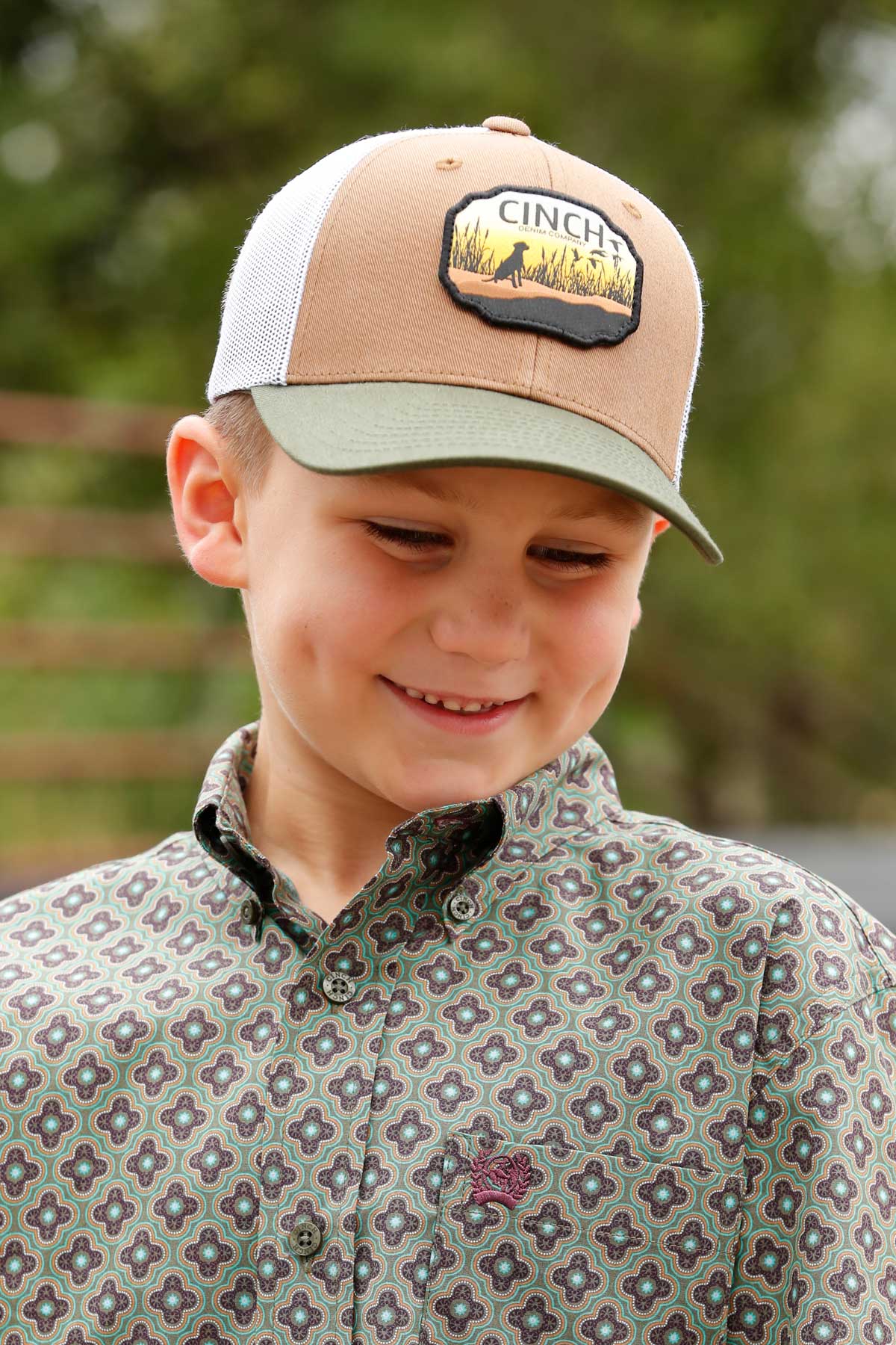 Cinch Boys Trucker Cap in Multi