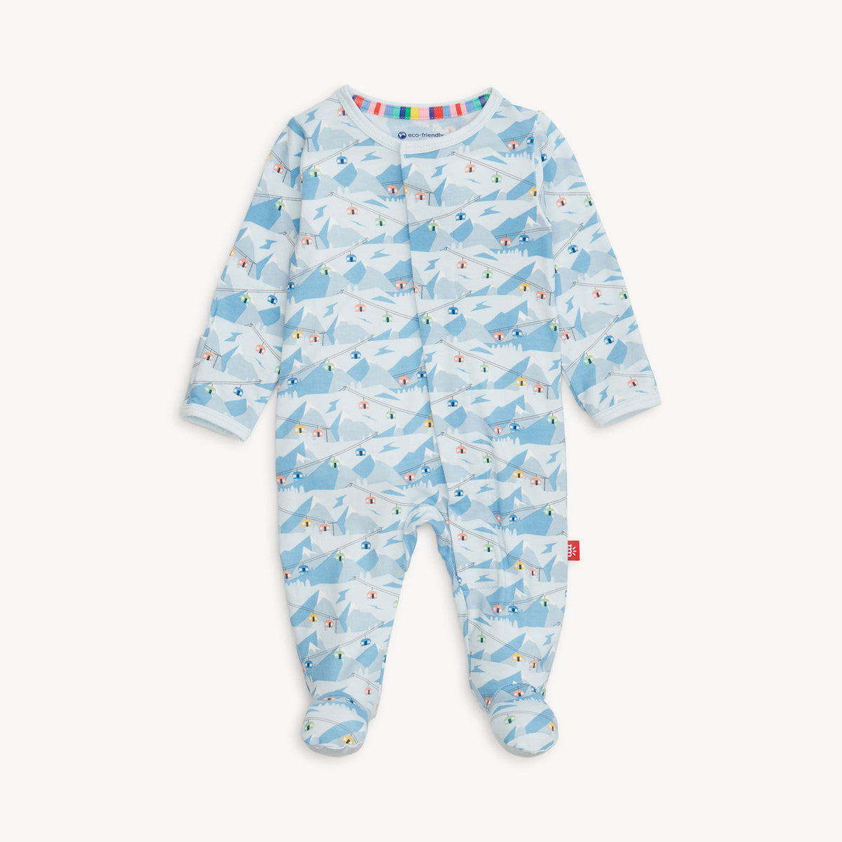 Magnetic Me Pajamas blue apres chic modal footie pajamas 2 piece pjs kids baby toddler infant matching pajamas Boltranchstore.com free shipping