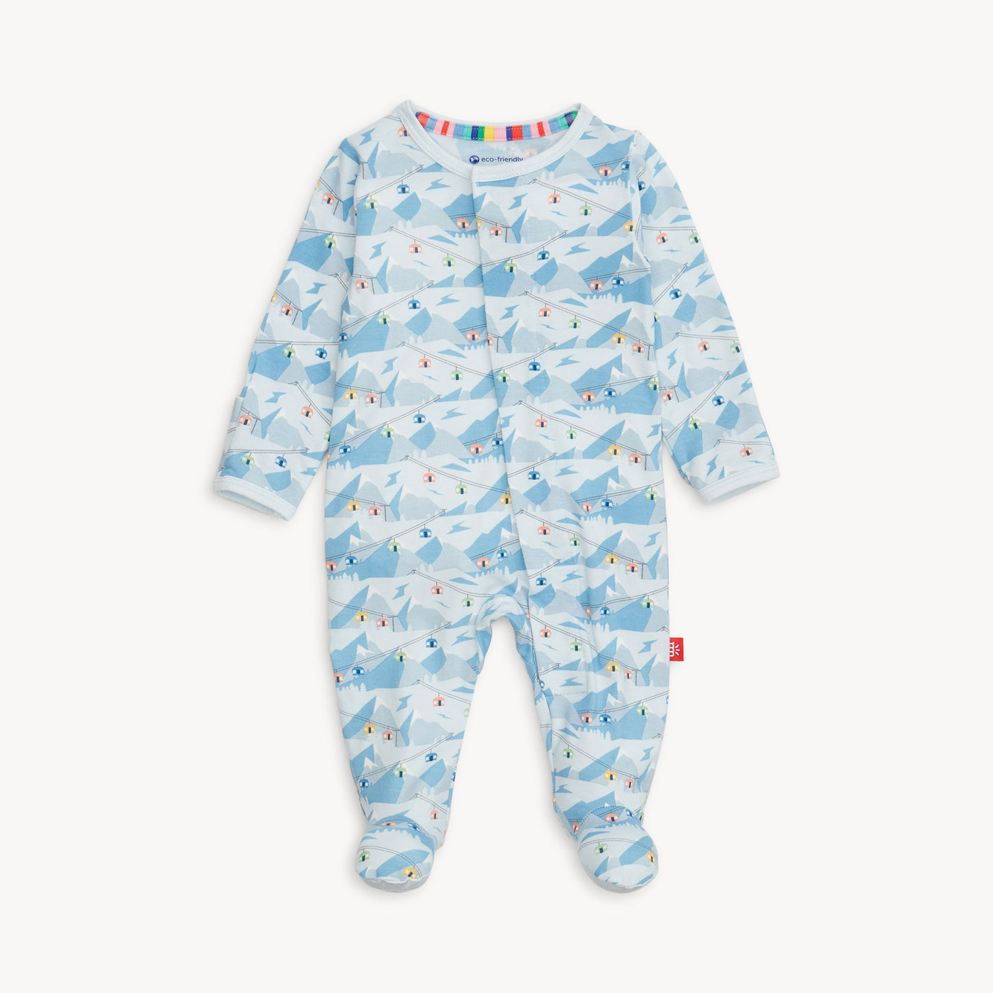 Magnetic Me Pajamas blue apres chic modal footie pajamas 2 piece pjs kids baby toddler infant matching pajamas Boltranchstore.com free shipping